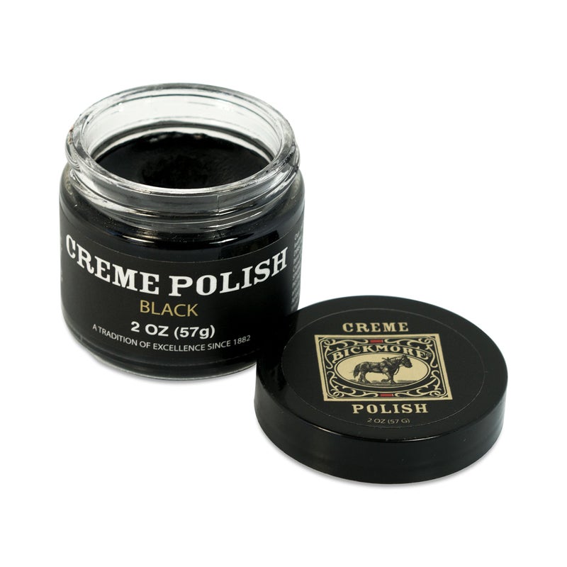 Bickmore Cream Shoe Polish - Black Leather Shoe Care, Nourishing Formula, Fills Scratches, High-Gloss Shine, Long-Lasting, Made in USA - Image 2